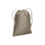 Recycled cotton gift bag, 150 g/m2, 15 x 20 cm 1