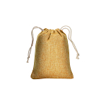 Recycled cotton gift bag, 150 g/m2, 10 x 14 cm 2