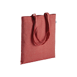 Recycled cotton shopping bag 190 g/m2, long handles, 38 x 42 cm 1