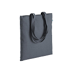 Recycled cotton shopping bag 190 g/m2, long handles, 38 x 42 cm 1