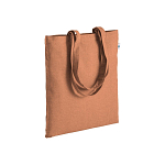 Recycled cotton shopping bag 190 g/m2, long handles, 38 x 42 cm 1