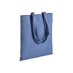 Recycled cotton shopping bag 190 g/m2, long handles, 38 x 42 cm 1