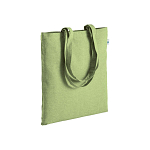 Recycled cotton shopping bag 190 g/m2, long handles, 38 x 42 cm 1