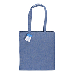 280 g/m2 recycled cotton carbon neutral shopping bag, long handles and gusset 2