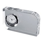 Glass block with small clock 1