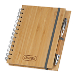 Note pad with bamboo cover A5 2