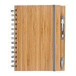 Note pad with bamboo cover A5 4