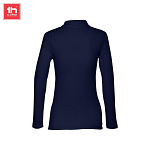 Womens long sleeve polo shirt 4