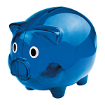 Transparent piggy bank 1