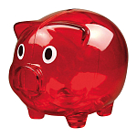 Transparent piggy bank 3