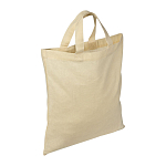 Cotton bag with short handles 1