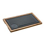 Serving Board, slate/wood  1