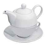 Teapot with cup and coaster 2