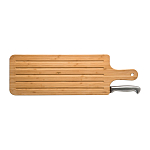 Bamboo choppingboard with knif 3