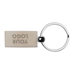 Metal keyring, rectangular 3