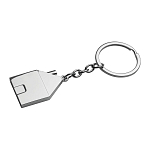 Metal keyring in house shape 1