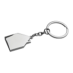 Metal keyring in house shape 2