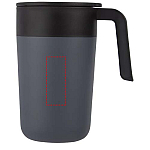 Nordia 400 ml double-wall recycled mug 4