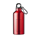 Oregon 400 ml RCS certified recycled aluminium water bottle with carabiner 4