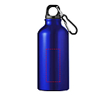 Oregon 400 ml RCS certified recycled aluminium water bottle with carabiner 4