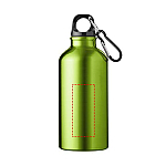 Oregon 400 ml RCS certified recycled aluminium water bottle with carabiner 4