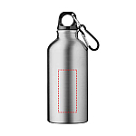 Oregon 400 ml RCS certified recycled aluminium water bottle with carabiner 4