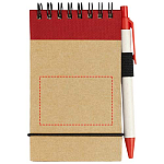 Zuse A7 recycled jotter notepad with pen 4