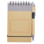 Zuse A7 recycled jotter notepad with pen 4