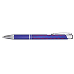 Moneta aluminium click ballpoint pen (blue ink) 4