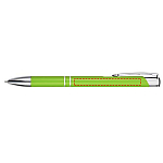 Moneta aluminium click ballpoint pen (blue ink) 4