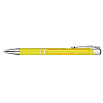 Moneta aluminium click ballpoint pen (blue ink) 4