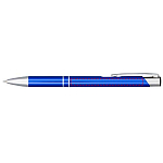 Moneta anodized aluminium click ballpoint pen (blue ink) 4