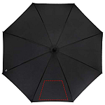 Fontana 23 auto open umbrella with carbon look and crooked handle 4