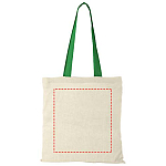 Nevada 100 g/m² cotton tote bag coloured handles 7L 4