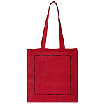 Madras 140 g/m² cotton tote bag 7L 4