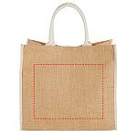 Harry coloured edge jute tote bag 25L 4