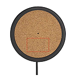 Kivi 10W limestone/cork wireless charging pad 4