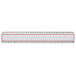 Ellison 30 cm plastic insert ruler 4