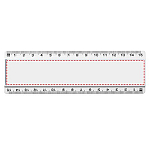 Ellison 15 cm plastic insert ruler 4