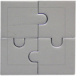 Puzzle 3D din metal 4