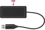 Hub USB cu 3 porturi + cablu 20 2