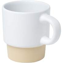 Olympia 130 ml stackable expresso cup with clay bottom