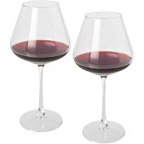 Rosso 2-piece wine glass set 