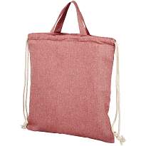 Pheebs 150 g/m² recycled cotton drawstring backpack