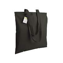 140 g/m2 organic cotton shopping bag, long handles