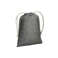 Recycled cotton gift bag, 150 g/m2, 15 x 20 cm