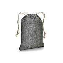 Recycled cotton gift bag, 150 g/m2, 10 x 14 cm