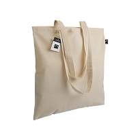 140g/m2 fairtrade® shopping bag, long handles