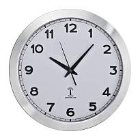 Round media clock metal