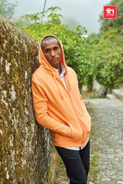 Mens hooded full zipped sweatshirt